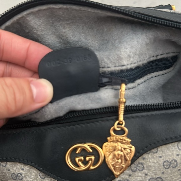 Authentic Vintage Gucci Interlocking GG Monogram Micro Guccissima Boston Doctor - Picture 9 of 10
